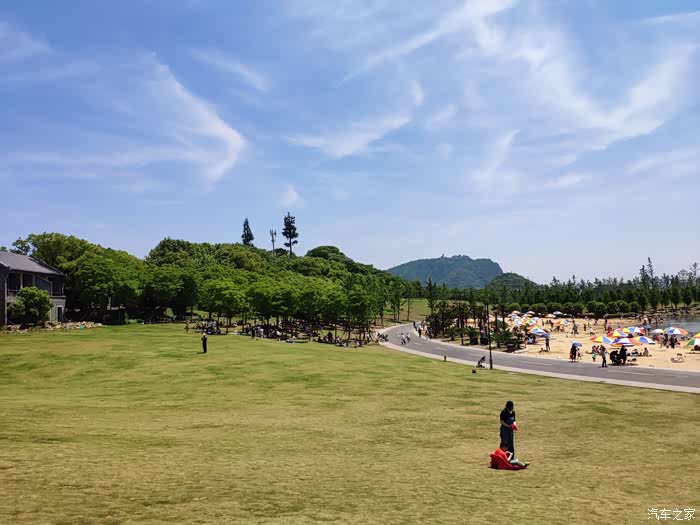 湘湖三期沙滩游玩