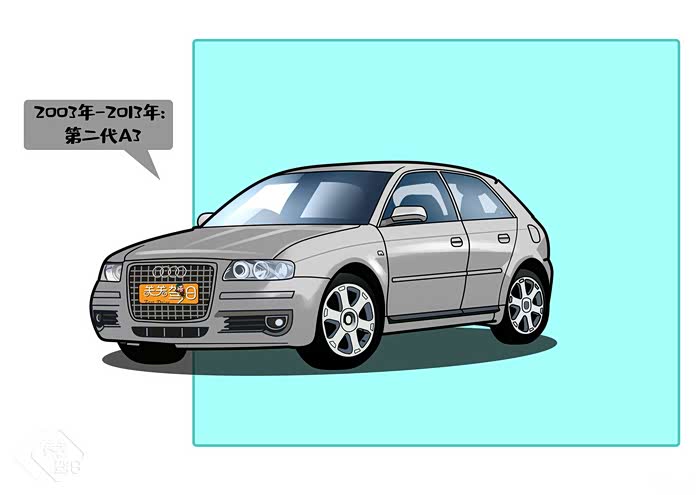 关关驾日漫画奥迪a3全新第四代已发布第三代是否还值得下手