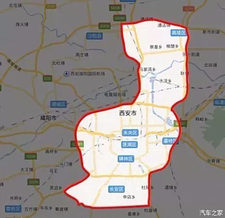 长安限号分布图图片