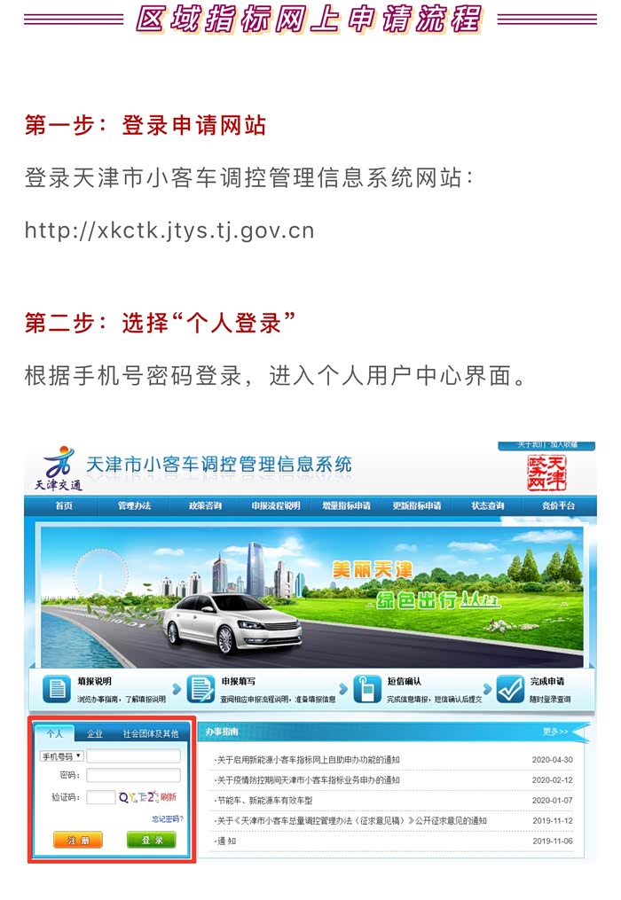 有一个天津牌照还可以申请区域指标吗