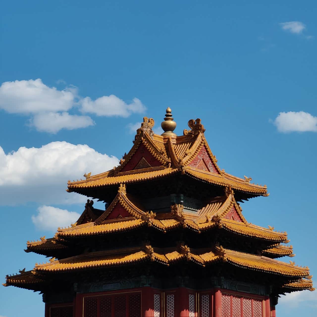 拍摄北京故宫的古代建筑感叹古人的高超建造水平