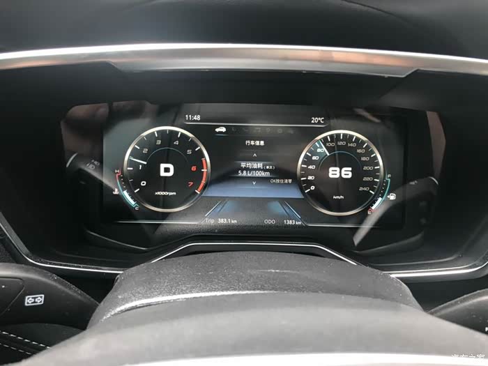 晒晒我的油耗福特领界提车三月有余油耗分享给大家