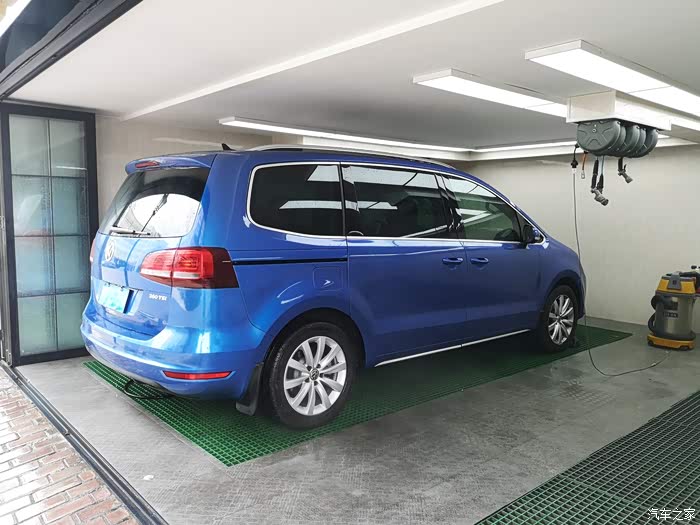 夏朗380晨空蓝外观小改总结(氙气,轮毂,银耳,改色膜)