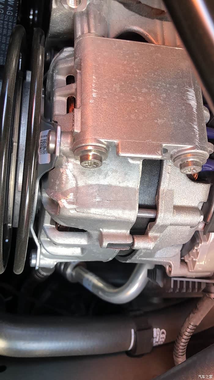 【图】新车q5l发电机有划痕_奥迪q5/q5l论坛_汽车之家论坛
