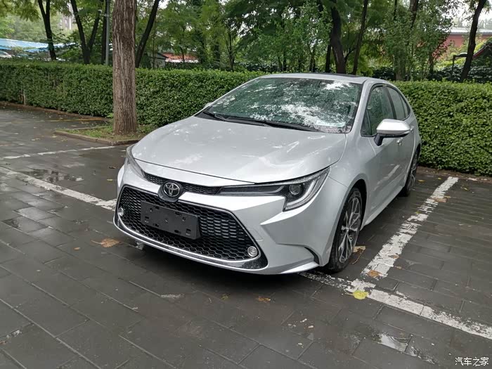 银色秀气的雷凌