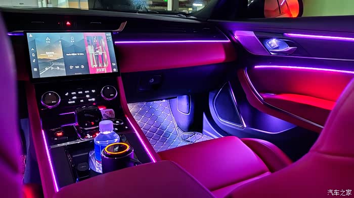 2021款捷豹xfl全网第一台加装夜店氛围灯.