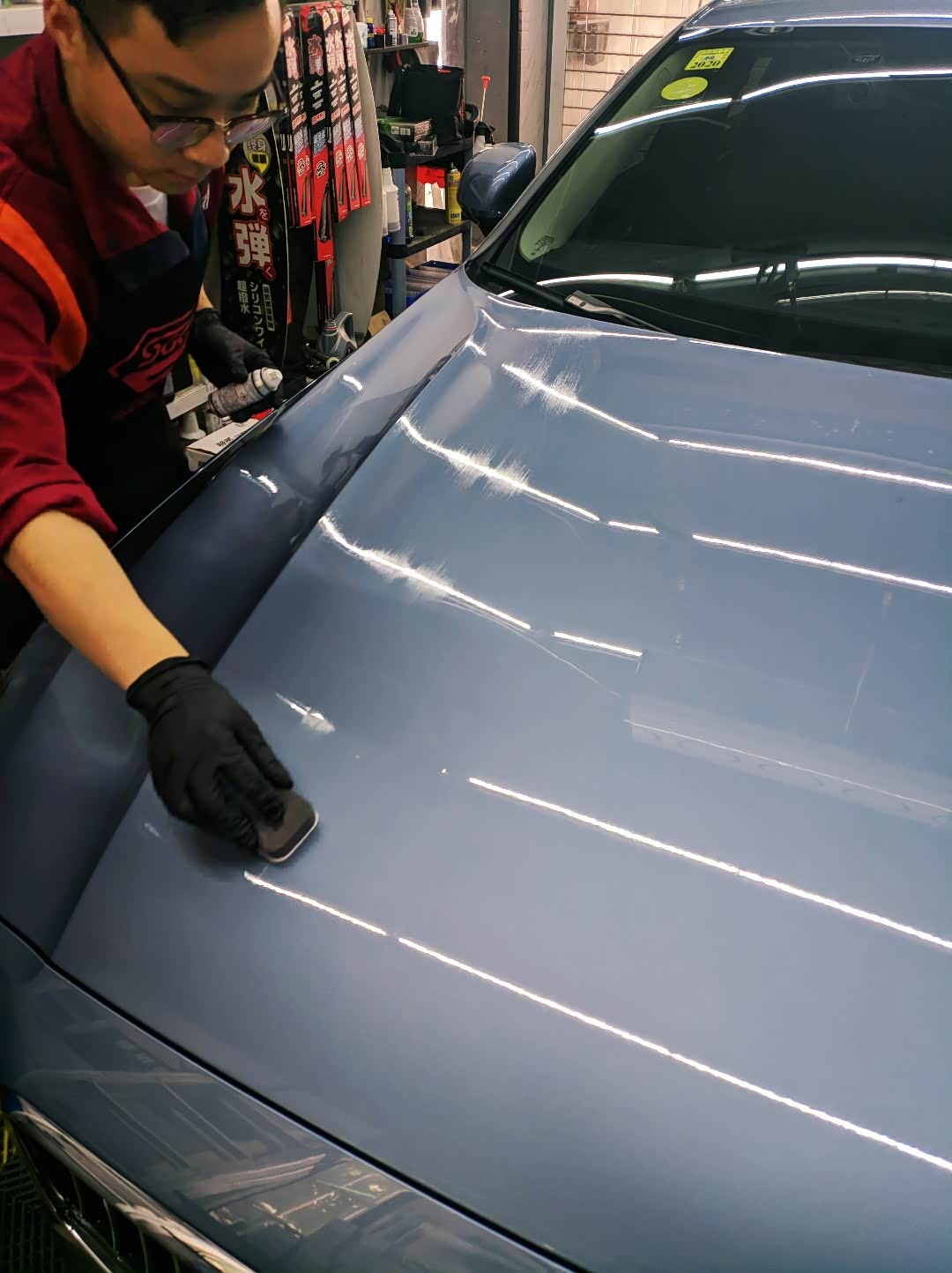 s90美容篇『sonax内饰漆面镀晶套装』