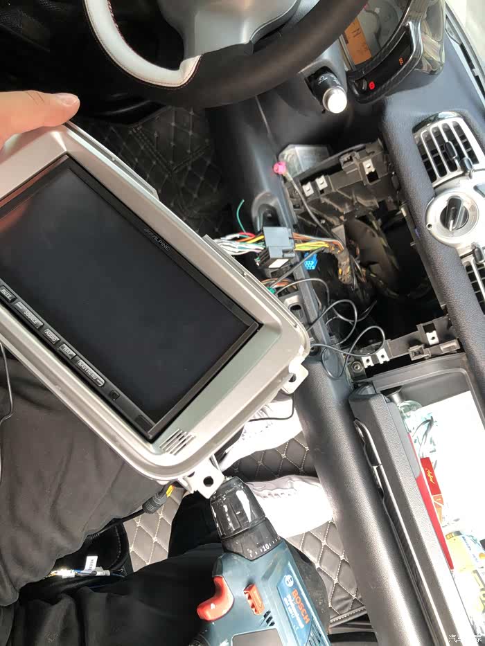 smart乞丐版加装阿尔派w900c阉割版