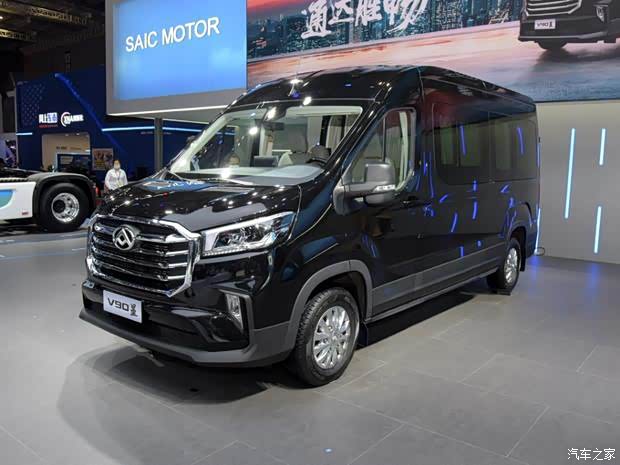 上汽大通v90墨上市全黑涂装六座布局