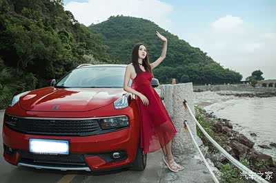 长腿车模是我,我为领克01代言