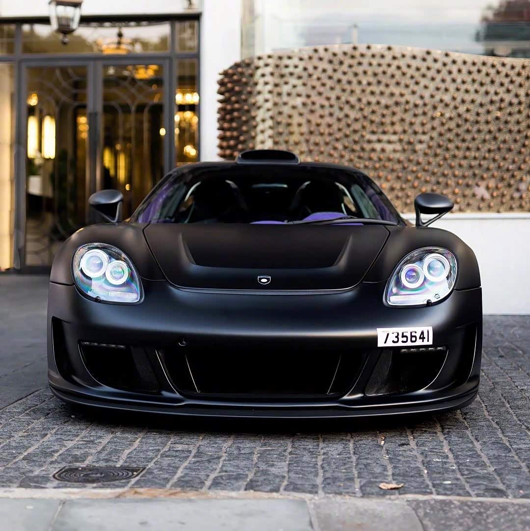 哑光黑保时捷gemballa mirage gt