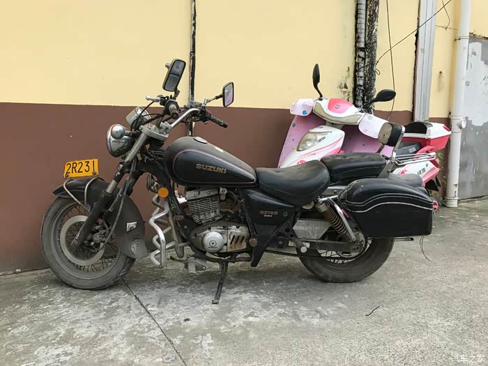 到报废期的豪爵gz125hs,可惜了.