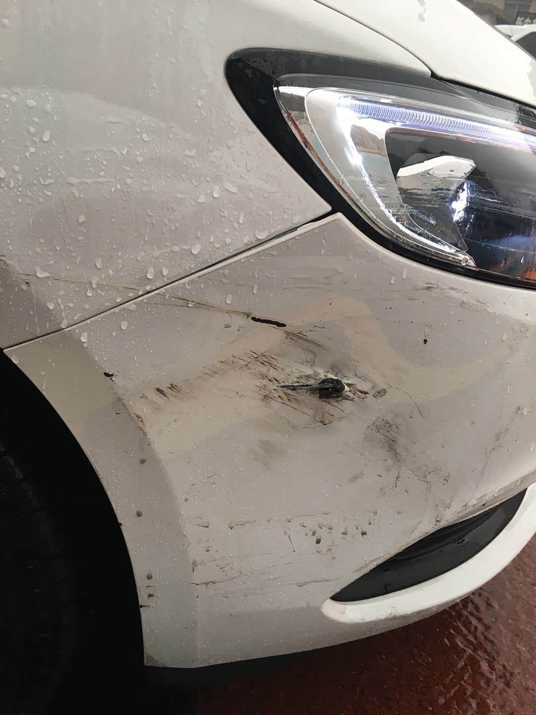 【图】车车第一次剐蹭_英朗论坛_汽车之家论坛