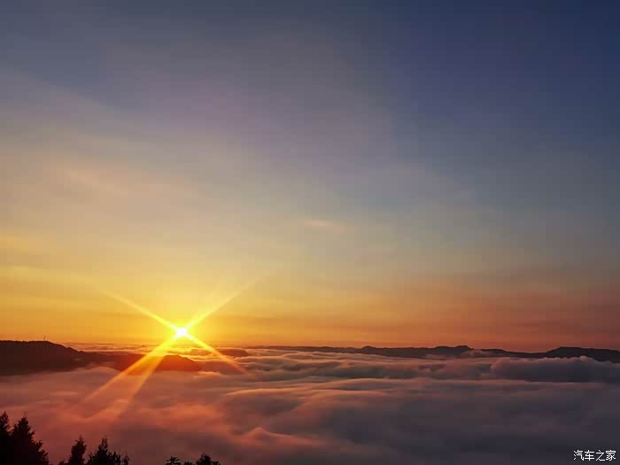 今日凌晨五点的日出
