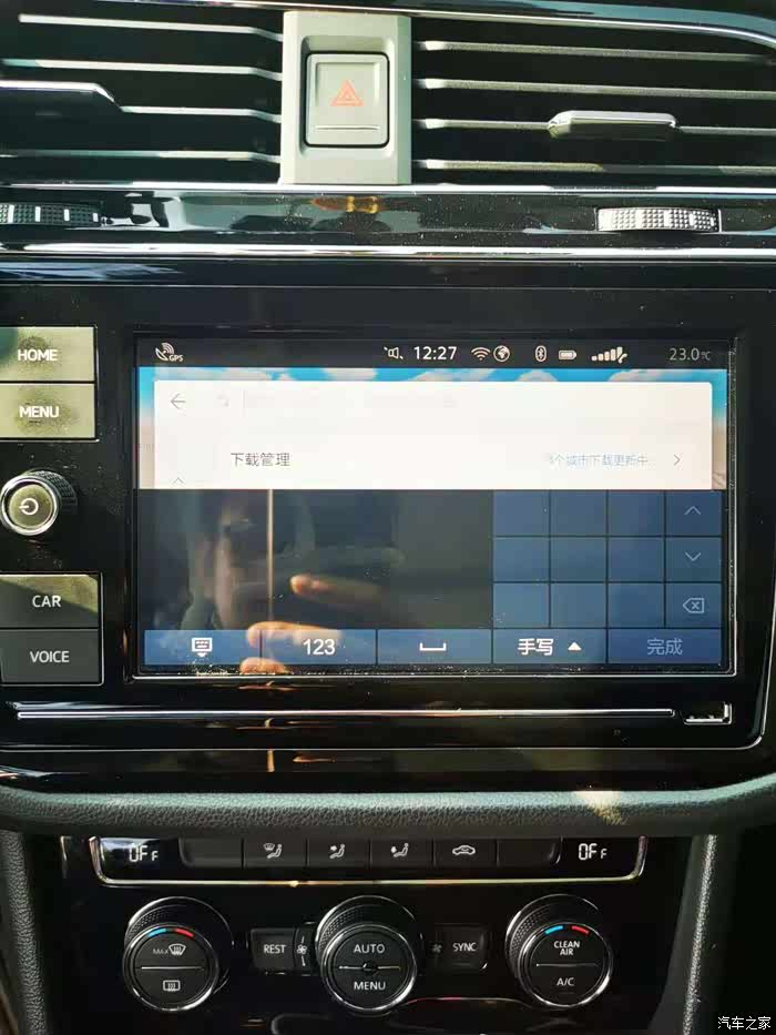 19款途观l完美安装高德地图车机版
