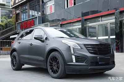黑精灵现身,犀利风格的凯迪拉克xt5,化身黑夜精灵黑武士