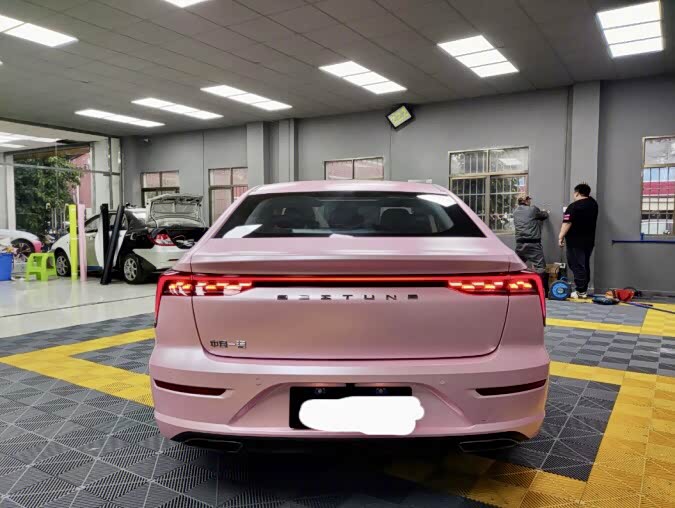 【图】奔腾b70改色樱花粉_奔腾b70论坛_汽车之家论坛