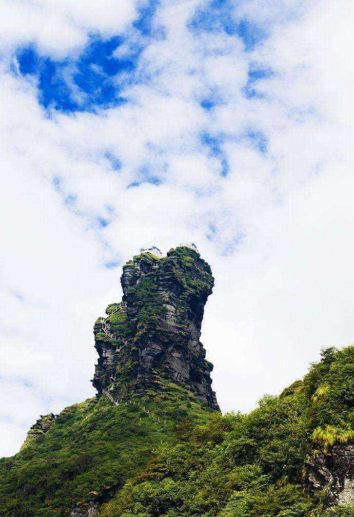 貴州梵淨山新金頂#梵淨山金頂,是武陵山脈的最高峰