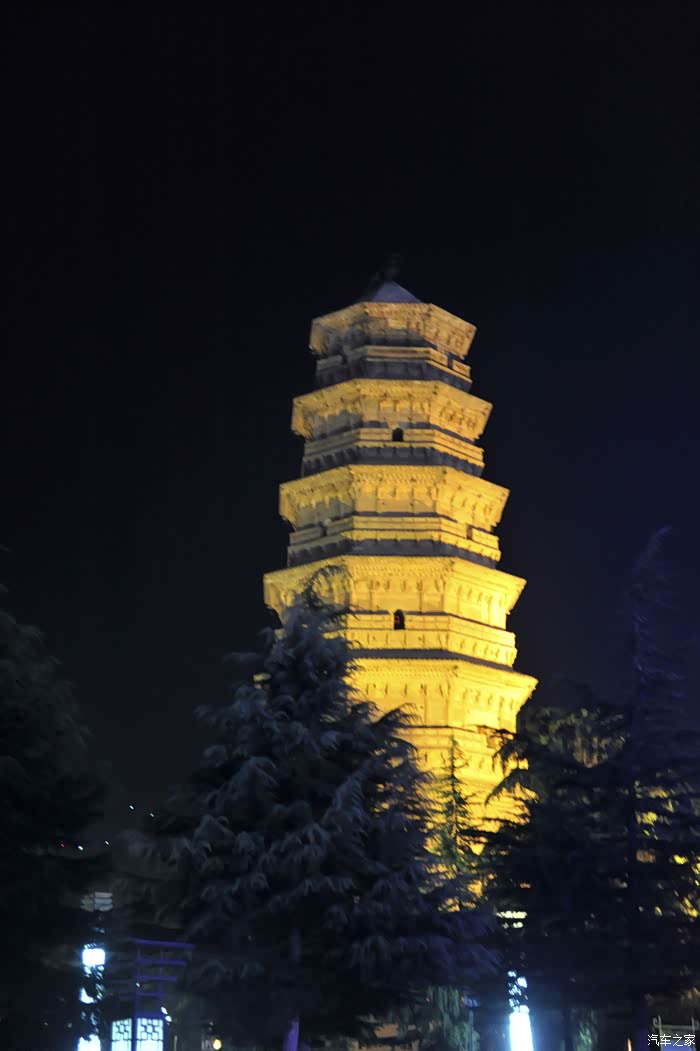 唐游记夜游彬县塔
