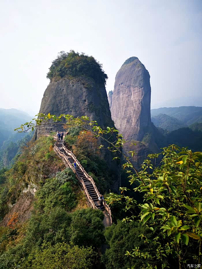 崀山景区,攀爬"九九天梯",以逐心愿