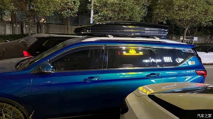 长安欧尚科赛cos1安装车顶行李箱案例