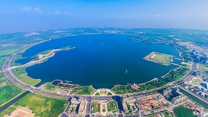 上海临港新片区滴水湖畔中国航海博物馆南汇嘴观海公园
