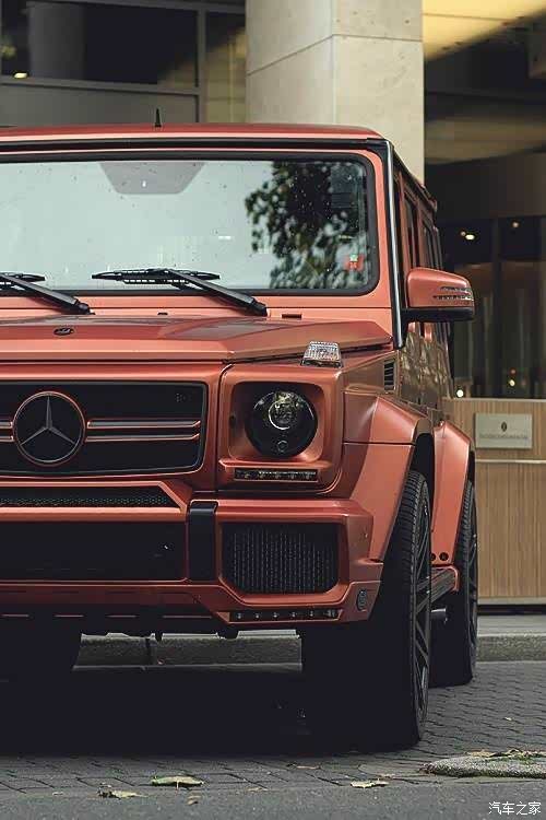 帅气满满的奔驰大g,气场十足