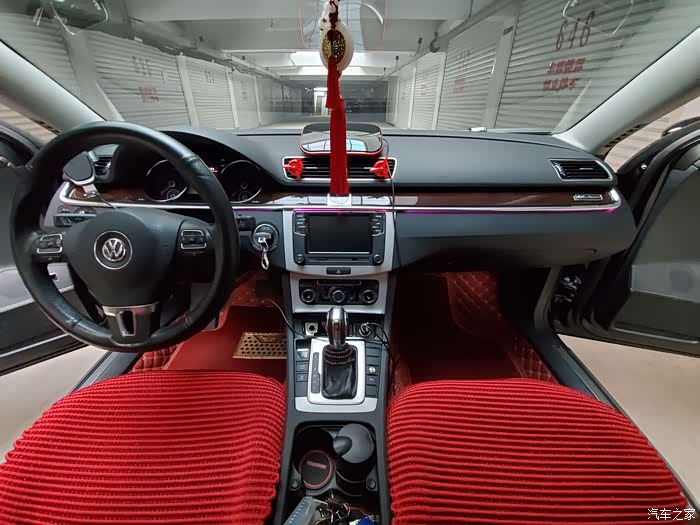 我的迈腾山寨之路改装中控装饰条氛围灯及改装187b