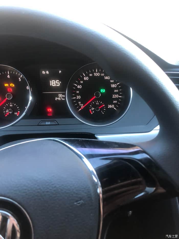 【图】大众230t50升新手油表咋看,还能加多少油_凌渡论坛_汽车之家