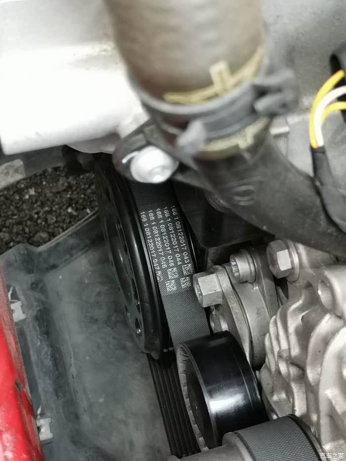 【图】a3皮带上是不是有生产日期?_奥迪a3论坛_汽车之家论坛