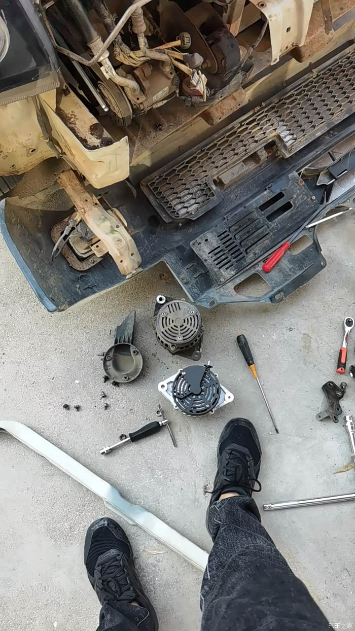 【图】自己动手更换发电机_北斗星论坛_汽车之家论坛