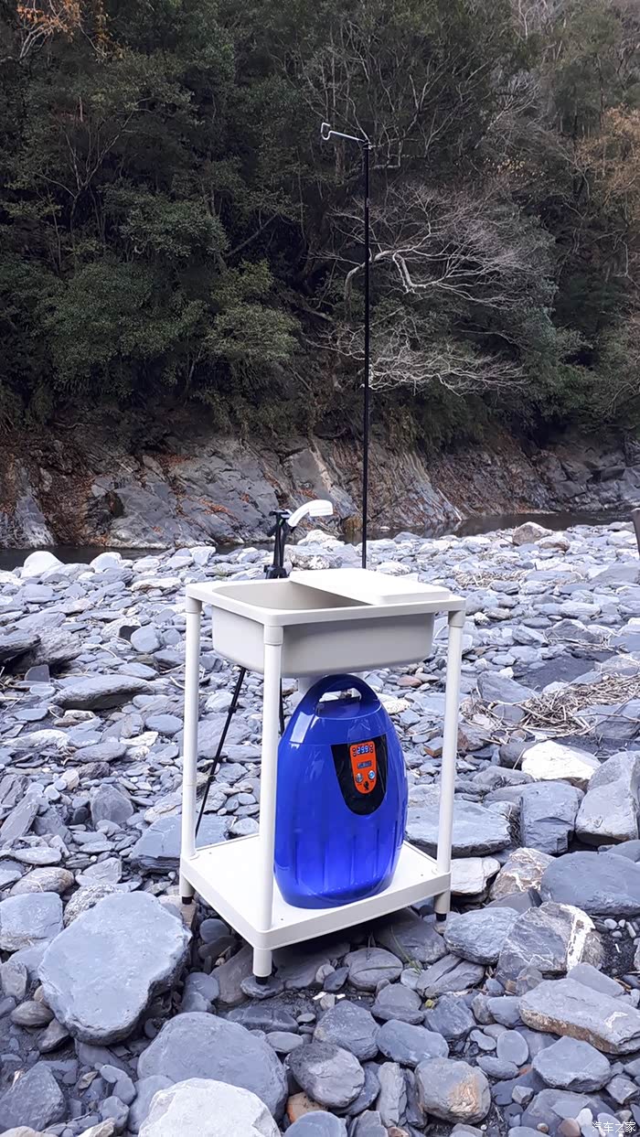 户外车载便携瓦斯加热淋浴器