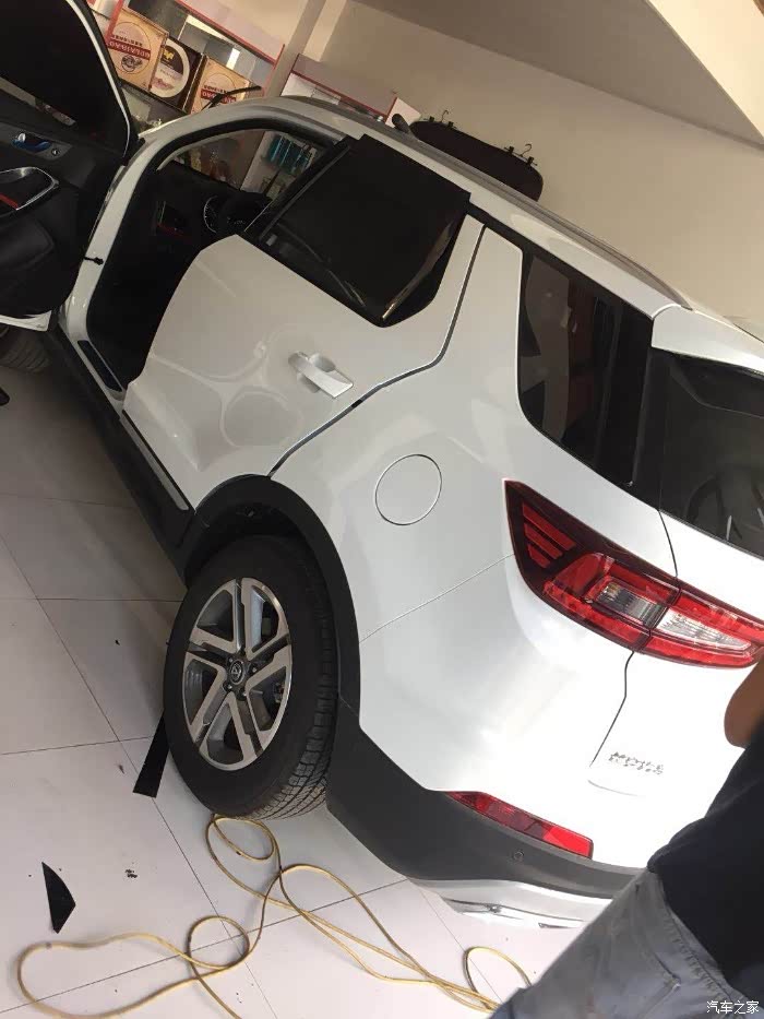 【无锡长安车友会】长安cs55贴膜作业