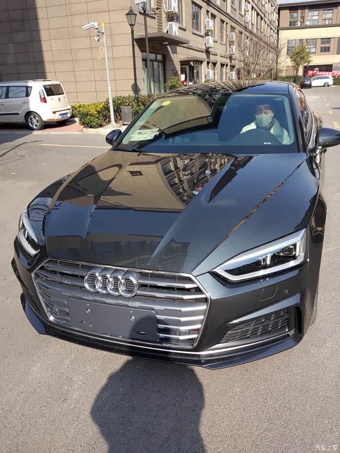 奥迪a5,骚气哥特兰绿,我们不一样