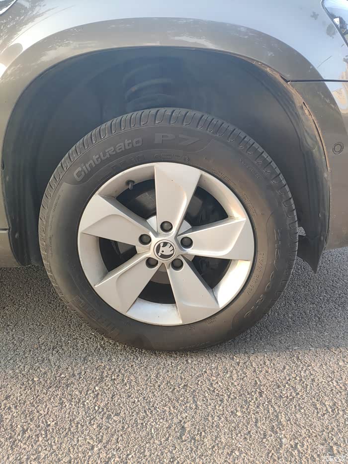 斯柯达野帝14t前行版更换倍耐力p7轮胎感受