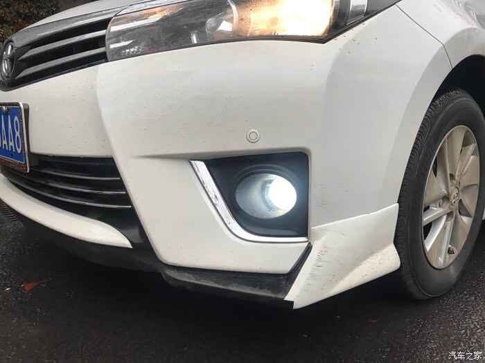 求助卡罗拉雾灯仪表显示问题