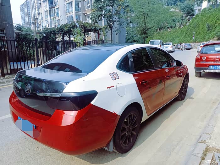 13款英朗gt改装发帖留念下年底审车想恢复出厂设置全红色
