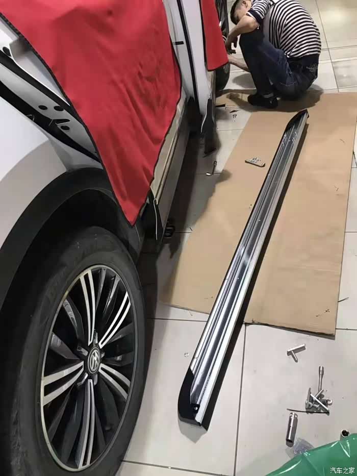 【图】途观l安装侧踏板的小分享_途观/途观l论坛_汽车之家论坛