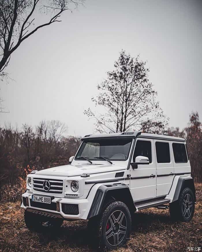 奔驰g500 4x4熊猫配色很动感帅气.