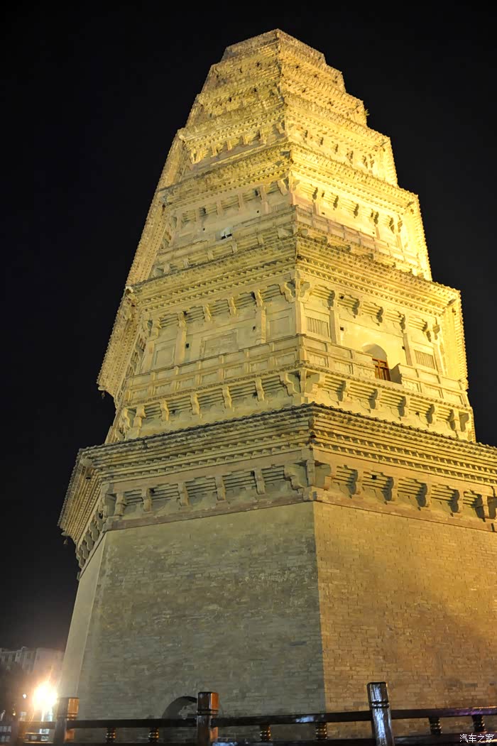 唐游记夜游彬县塔