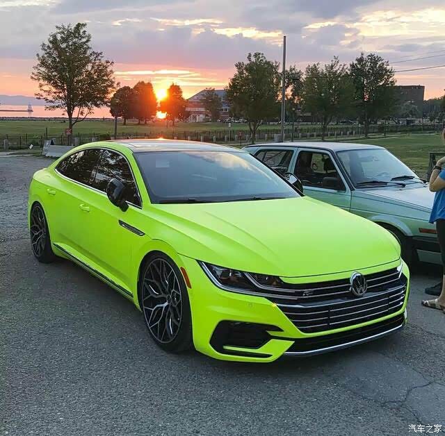 【图】荧光绿 cc 帅爆了_一汽-大众cc论坛_汽车之家论坛