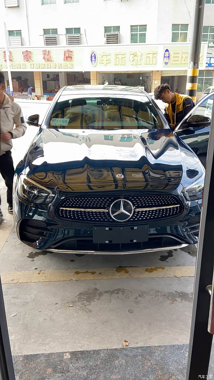 【图】已定松石绿外观,游艇蓝内饰_奔驰e级论坛_汽车之家论坛