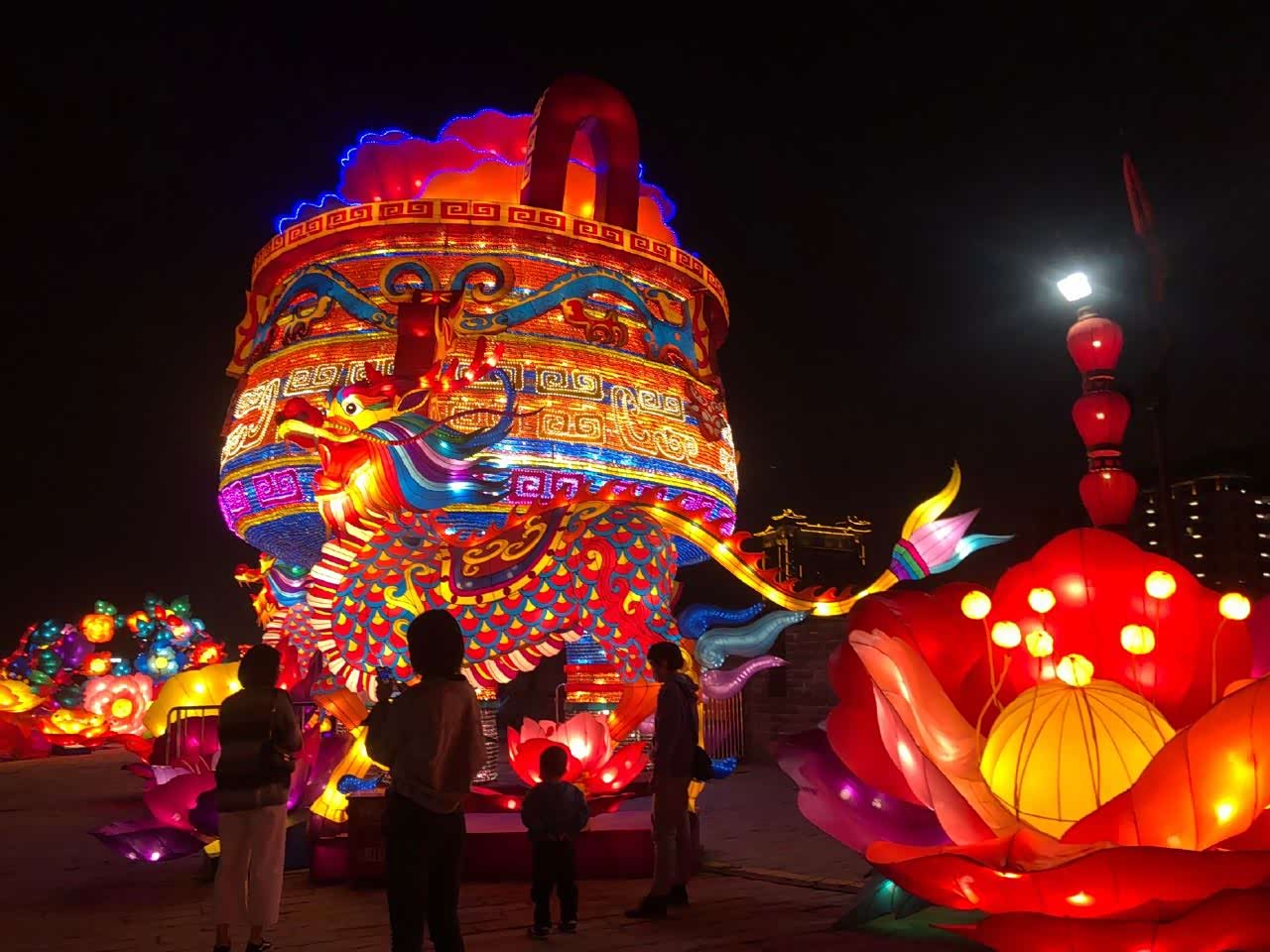 城墙2020鼠年灯会打卡