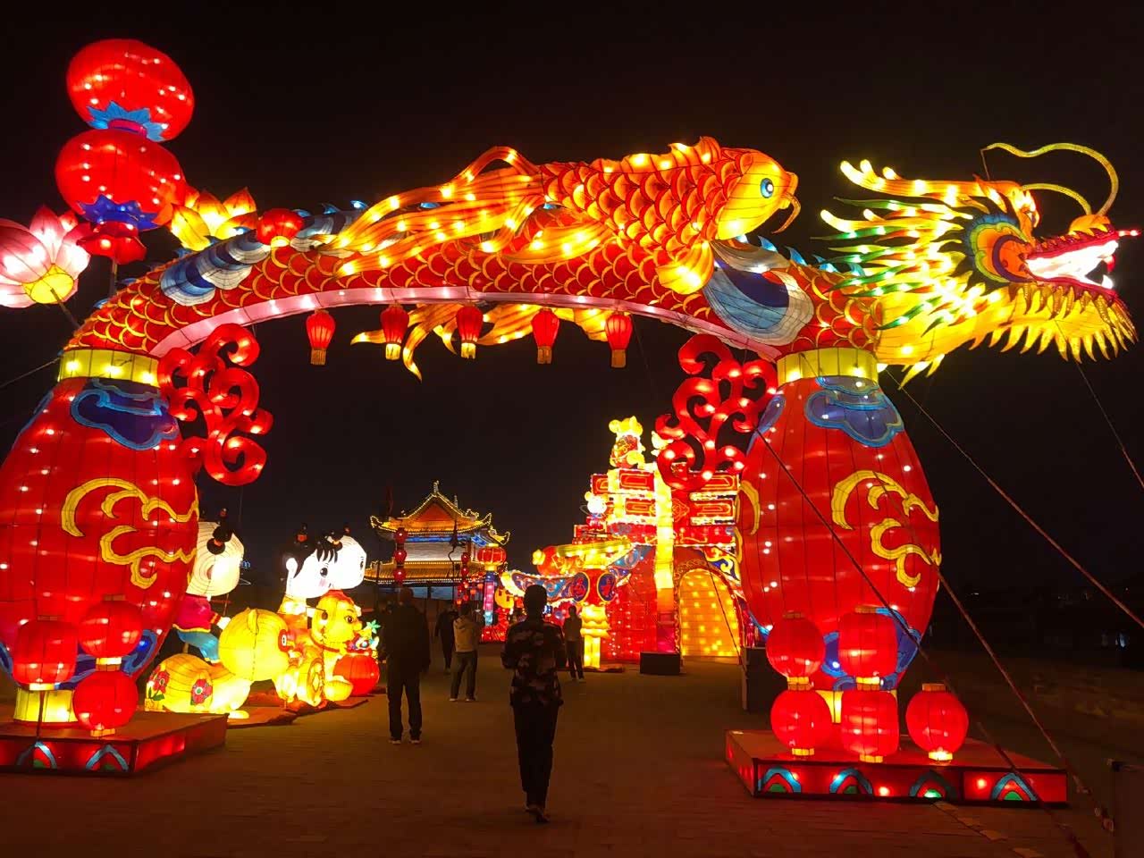 城墙2020鼠年灯会打卡