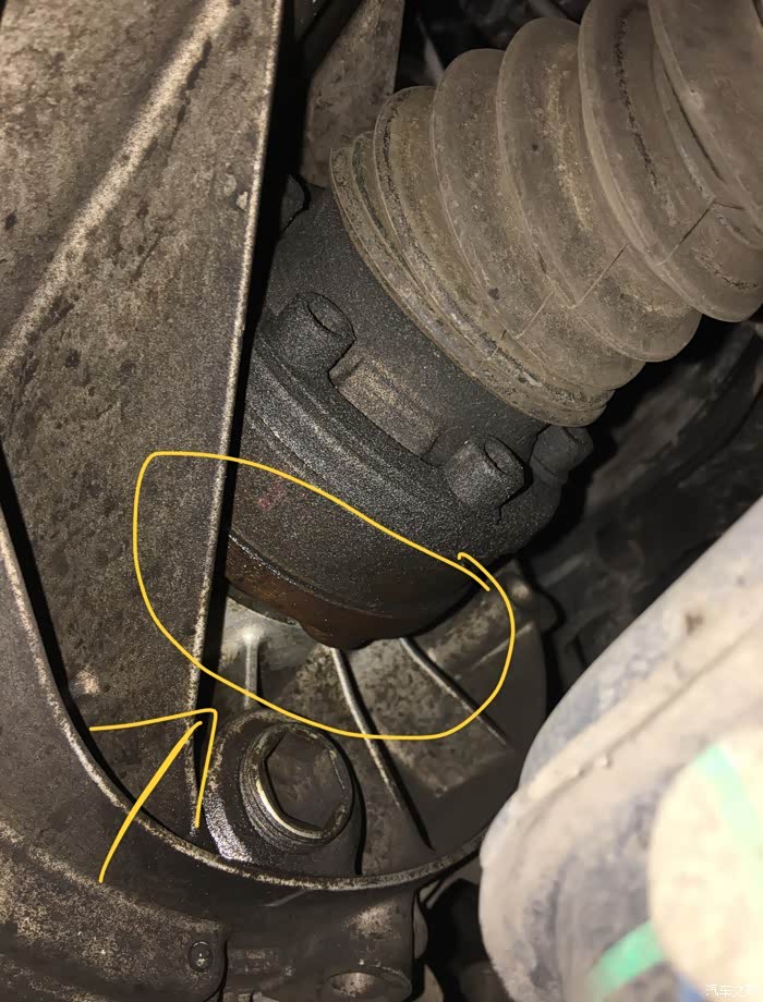 朗逸半轴油封漏油,如女人来例假一样烦恼