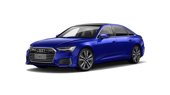 2021款奥迪a6l能选探索蓝吗?