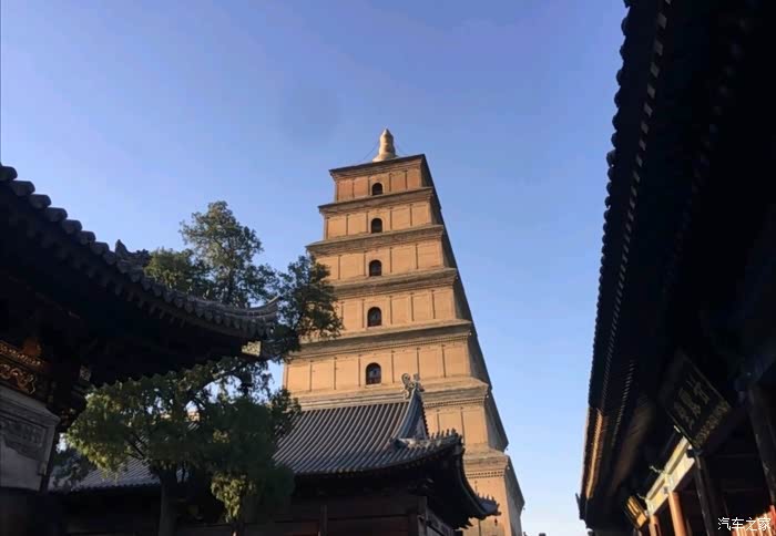 大雁塔一共分为好几层,那个时候的工匠也是不错的