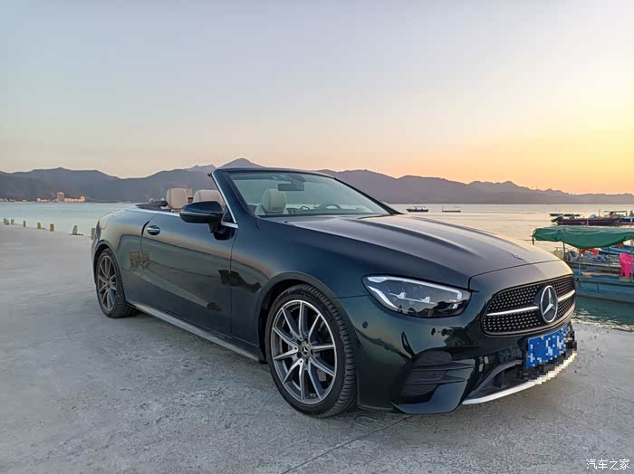 【图】e260祖母绿21款敞篷一周年!e路奔驰e路有你,诗和远方.