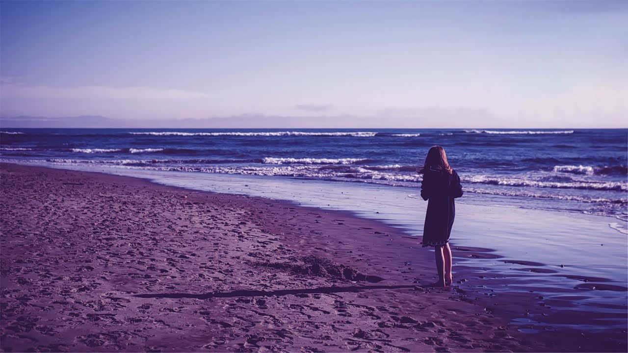 美丽的海滩,就有美丽的身影,美景佳地,绚丽多彩的海滩风光