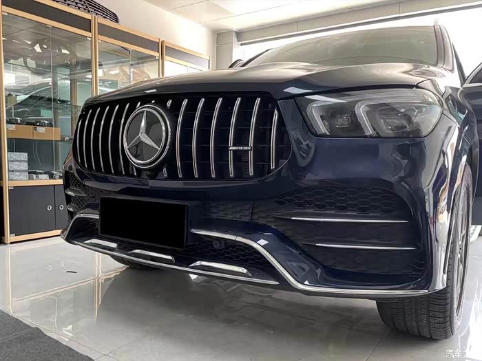 【图】奔驰gle350更换amg53运动竖杠直瀑式中网,车价瞬间提升_奔驰gle